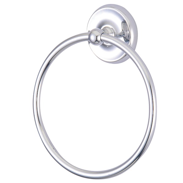 Classic Towel Ring, Polished Chrome